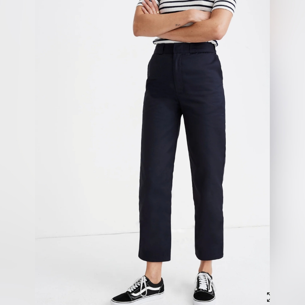Madewell Navy Cropped Pants